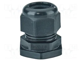 HENSEL Sello aislante M32 1,5 Negro