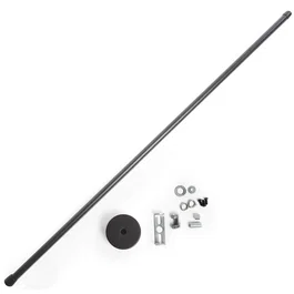 Barra Suspensión Extensible para Focos LED 75-150 cm Negro