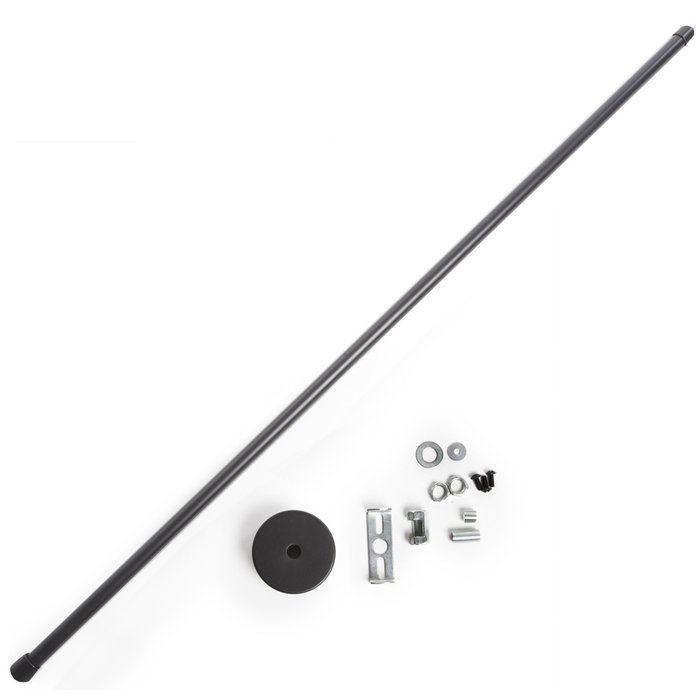Barra Suspensión Extensible para Carril LED 75-150 cm - Negro Barra Suspensión Extensible para Carril LED 75-150 cm - Negro