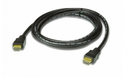 Aten 2L-7D15H Cable HDMI de Alta Velocidad con Ethernet 15m Macho/Macho Chapado en Oro Soporte 4K Negro