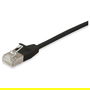 EQUIP 606125 Cable de Red Cat6A F/FTP 2xRJ45 2m Negro Slim LSZH