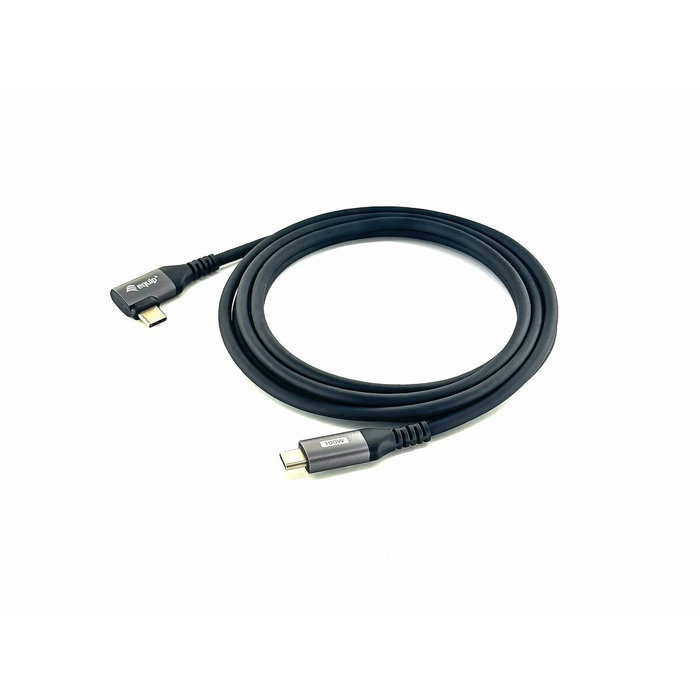 Equip Cable USB-C a USB-C 2.0 3m Ángulo 90° 100W Negro