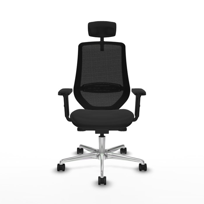 PIQUERAS Y CRESPO Silla de oficina Mardos con mecanismo Sincro/Traslack Negro