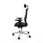 PIQUERAS Y CRESPO Silla de oficina Mardos con mecanismo Sincro/Traslack Negro