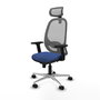 PIQUERAS Y CRESPO Silla de oficina Cilanco Azul marino y Gris