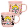PALADONE Taza Térmica Cambio de Color Super Mario Bros Princess Peach 350ml Cerámica Coleccionable - No apta microondas/lavavajillas