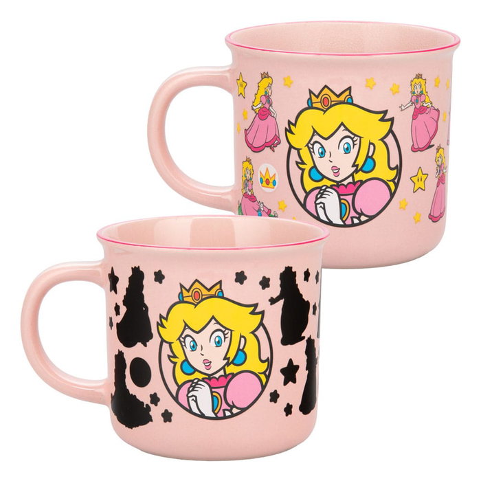 Paladone Taza térmica Princess Peach Super Mario con efecto térmico inevitable