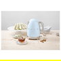 Smeg KLF04PBEU Hervidor de Agua Retro Estilo Años 50, 1.7 L, 2400 W, 7 Temperaturas, Azul Pastel, Acero Inoxidable, Apagado Automático