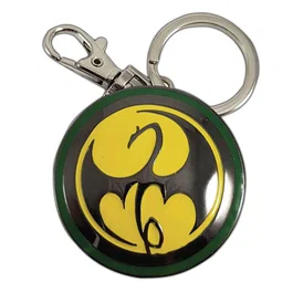 Semic Llavero de Metal Iron Fist con Logo, Marvel, 5 cm