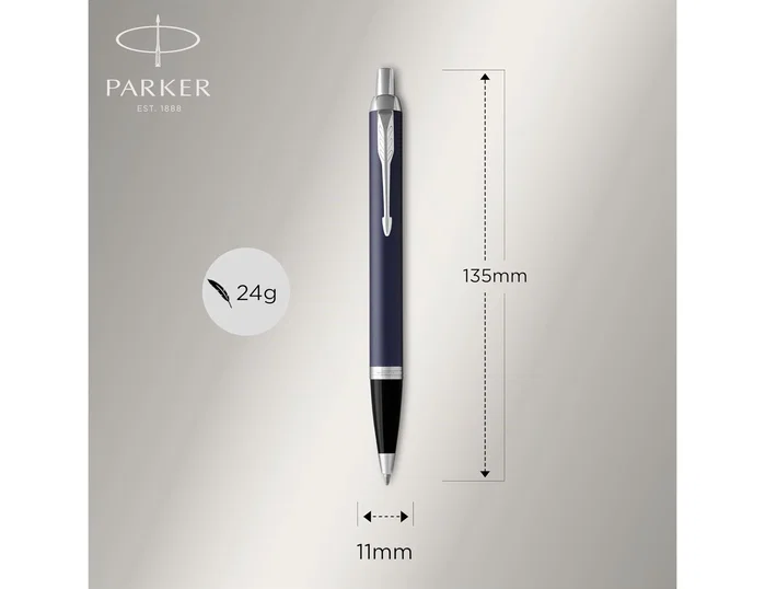 Parker IM Core Bolígrafo Azul Mate Laca CT