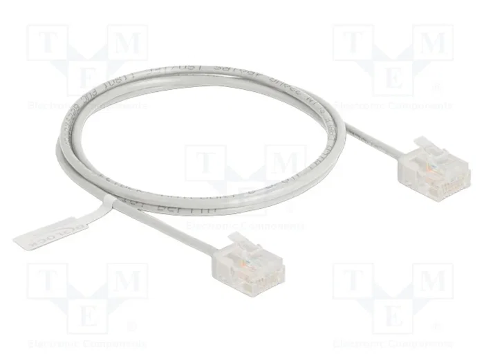 DeLOCK Cable de red RJ45 Cat.6 UTP Ultra Slim 1 m Gris DeLOCK Cable de red RJ45 Cat.6 UTP Ultra Slim 1 m Gris