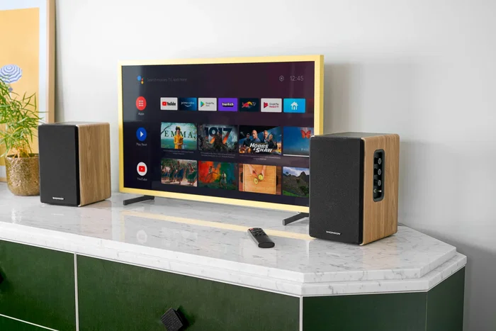 Thomson sistema de altavoces de estanteria - potencia musical 150w - bluetooth - entrada optica, usb, rca - mando a