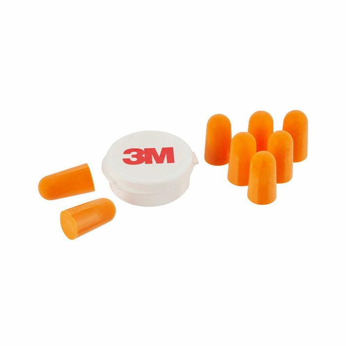 3M Tapones para los oídos 1100 con caja de almacenamiento (4 pares)