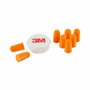 3M Tapones para los oídos 1100 con caja de almacenamiento (4 pares)