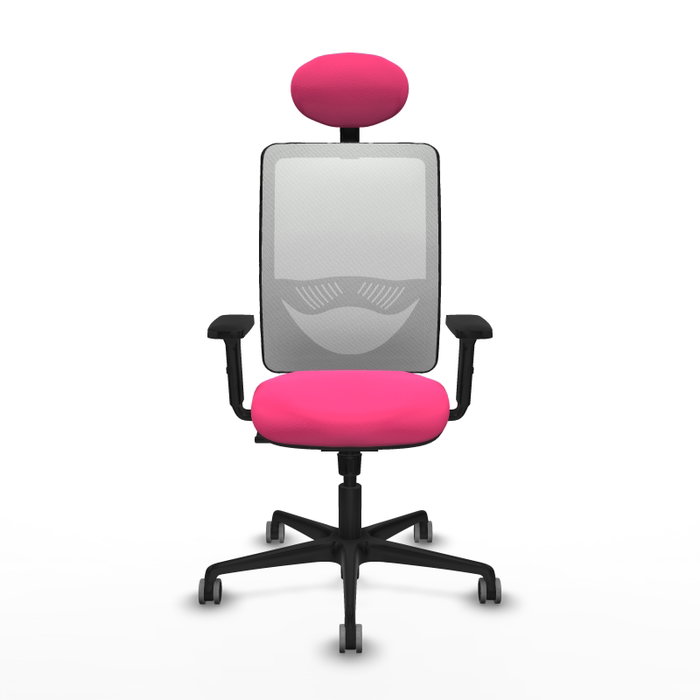 PIQUERAS Y CRESPO Silla de oficina Zulema Rosa con mecanismo Sincro PIQUERAS Y CRESPO Silla de oficina Zulema Rosa con mecanismo Sincro