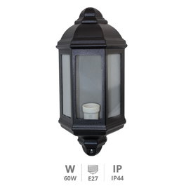 GSC Evolution Farol de jardín pared Serie Luciérnaga E27 Negro