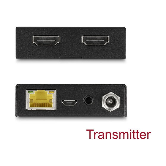 DeLOCK 65955 Extensor de señales AV HDMI 4K 60 Hz 70m Cat6/Cat6a