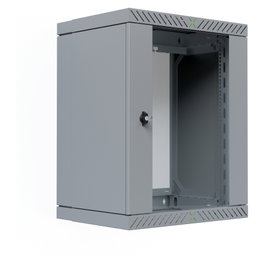 EFB Elektronik WGX-1506GR.G1 Rack de 19 pulgadas con puerta de vidrio, 15U, gris