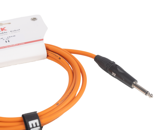 Cable Ek Audio para Guitarra Jack Recto-Recto 6 m Naranja Cable Ek Audio para Guitarra Jack Recto-Recto 6 m Naranja