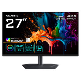 Gigabyte MO27Q3 Monitor Gaming QD-OLED 27 Pulgadas QHD 360Hz