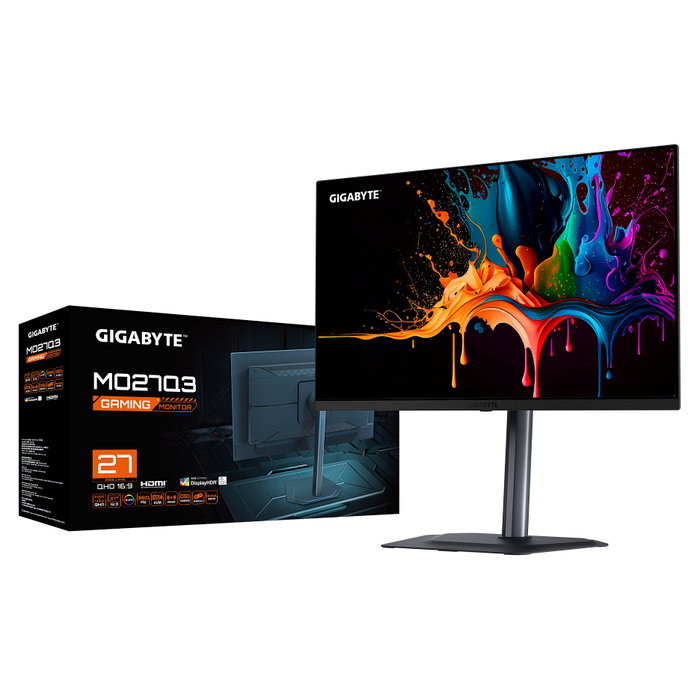 Gigabyte MO27Q3 Monitor Gaming QD-OLED 27 pulgadas QHD 360Hz Gigabyte MO27Q3 Monitor Gaming QD-OLED 27 pulgadas QHD 360Hz