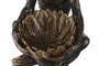 DKD Home Decor Figura de Mono en Resina Marrón y Dorado