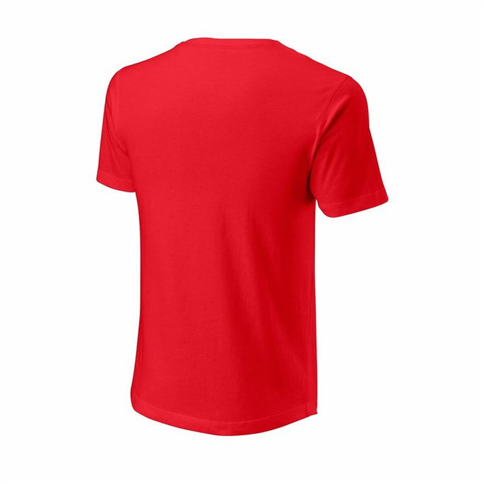 Camiseta de Manga Corta Hombre Wilson WRA806610 Rojo (S)