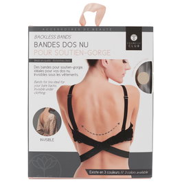 Cosmetic Club Tiras Sujetador Espalda Descubierta de Poliéster para Mujer