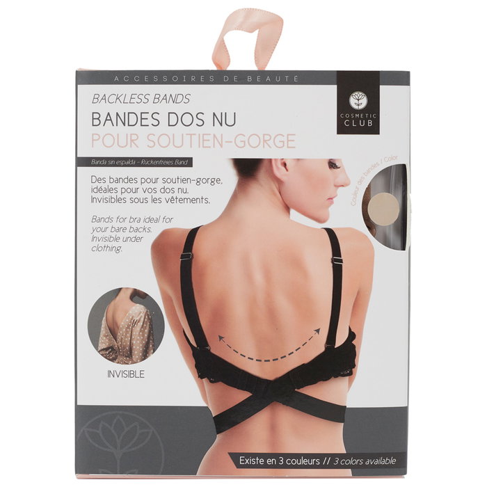 Cosmetic Club Tiras Sujetador Espalda Descubierta de Poliéster para Mujer Cosmetic Club Tiras Sujetador Espalda Descubierta de Poliéster para Mujer