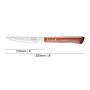 Arcos Cuchillo Chuletero Serie Gregorio 110 mm Acero Inoxidable Nitrum Mango Madera Haya
