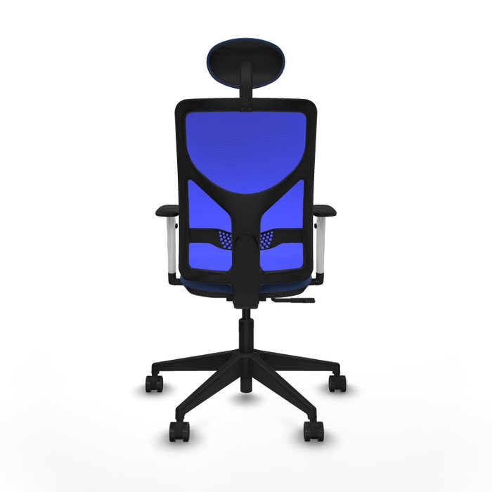 PIQUERAS Y CRESPO Silla de oficina Motilla con mecanismo Sincro Azul