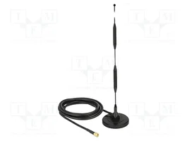DeLOCK 12425 Antena LTE Omnidireccional con Conector SMA y Base Magnética
