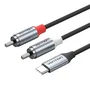 Vention Cable de Audio DAC USB-C Macho a 2xRCA Macho 1m Gris