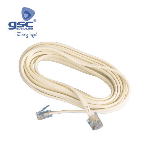 GSC Evolution Prolongador Macho a Macho 6p4c 2.5M Blanco GSC Evolution Prolongador Macho a Macho 6p4c 2.5M Blanco