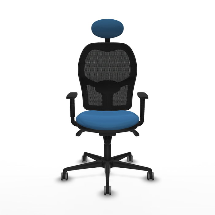 PIQUERAS Y CRESPO Silla de oficina Jorquera Azul claro y Negro PIQUERAS Y CRESPO Silla de oficina Jorquera Azul claro y Negro