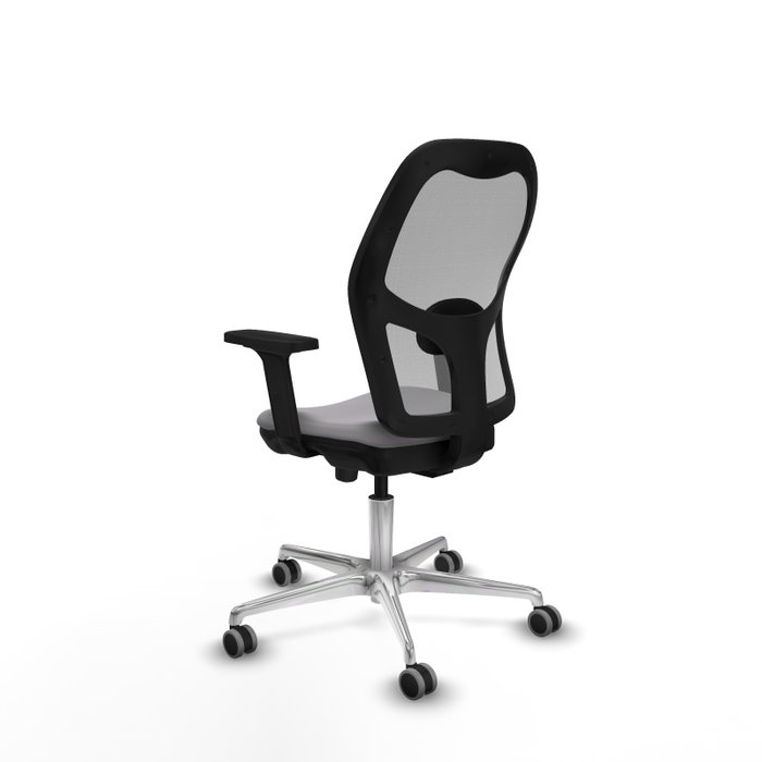 PIQUERAS Y CRESPO Silla de oficina Jorquera Gris con mecanismo Sincro/Traslack