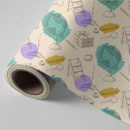 PRYSE Bobina Papel Regalo Fantasía 31cm x 2kg
