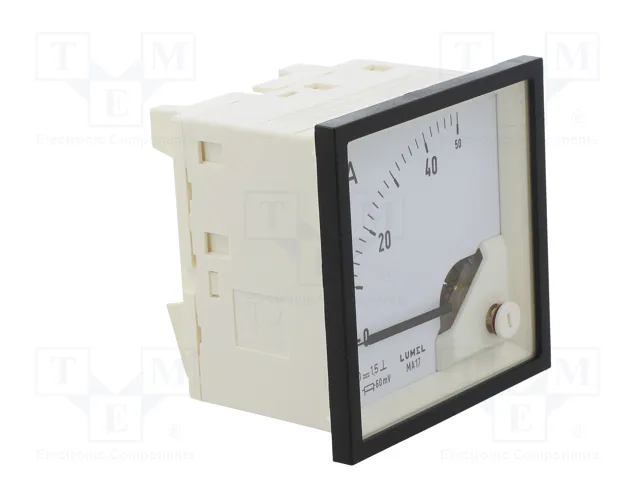 LUMEL Amperímetro Analógico para Panel 0÷50A DC Serie MA17