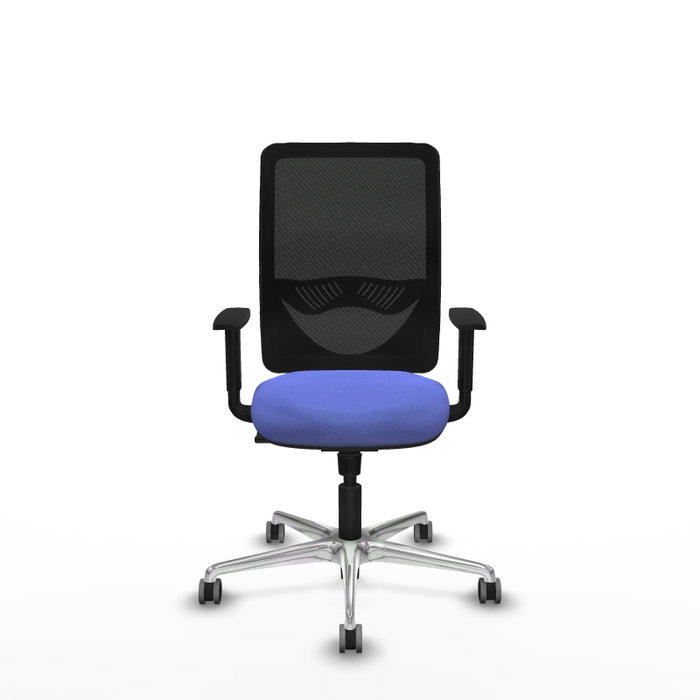 PIQUERAS Y CRESPO Silla de oficina Zulema con Mecanismo Sincro, Azul claro y Negro PIQUERAS Y CRESPO Silla de oficina Zulema con Mecanismo Sincro, Azul claro y Negro