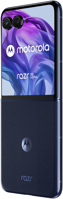 Motorola RAZR 50 Ultra Smartphone Plegable 6.9" OLED 165Hz, Snapdragon 8s Gen 3, 12GB RAM, 512GB, Cámara 50MP, 4000mAh, 5G, Android 14, Azul