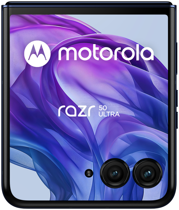 Motorola RAZR 50 Ultra Smartphone Plegable 6.9" OLED 165Hz, Snapdragon 8s Gen 3, 12GB RAM, 512GB, Cámara 50MP, 4000mAh, 5G, Android 14, Azul