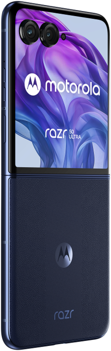 Motorola RAZR 50 Ultra Smartphone Plegable 6.9" OLED 165Hz, Snapdragon 8s Gen 3, 12GB RAM, 512GB, Cámara 50MP, 4000mAh, 5G, Android 14, Azul