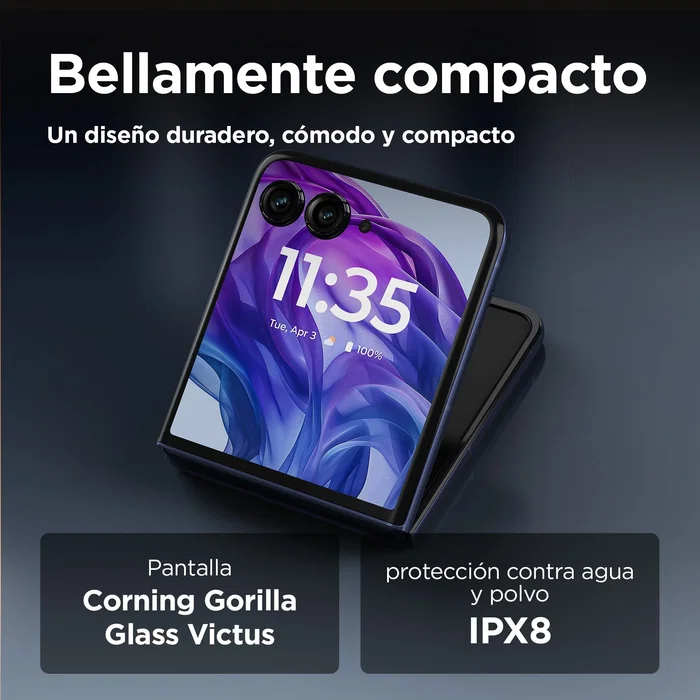 Motorola Razr 50 Ultra 5G 12GB RAM 512GB Azul Oscuro Motorola Razr 50 Ultra 5G 12GB RAM 512GB Azul Oscuro
