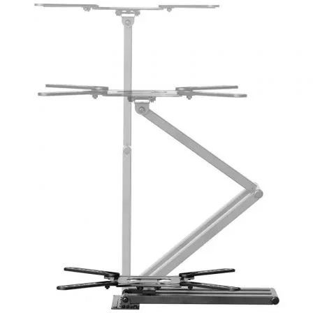 Aisens Soporte Pared WT65TSLE-383 Giratorio, Inclinable, Nivelable para Monitores y TV de 23-65" hasta 35kg Negro