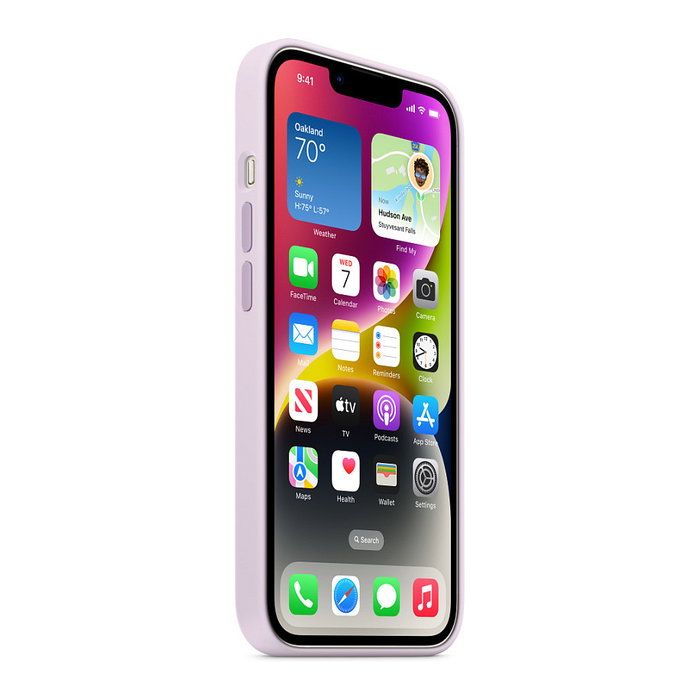 Apple Funda de Silicona con MagSafe para iPhone 14, Lilac