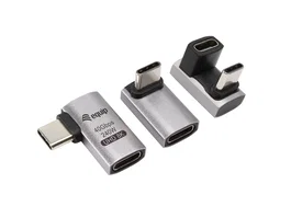 Equip Adaptador USB 4.0 a USB-C 40Gbps 240W PD (Pack de 3) - Negro/Gris