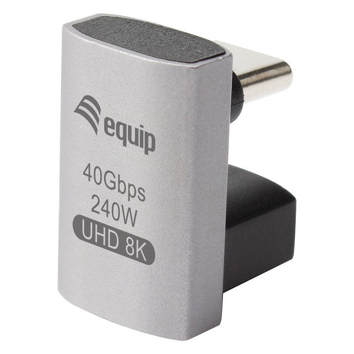 Equip Adaptador USB 4.0 a USB-C 40 Gbps, 240 W PD, 3 Pack Gris