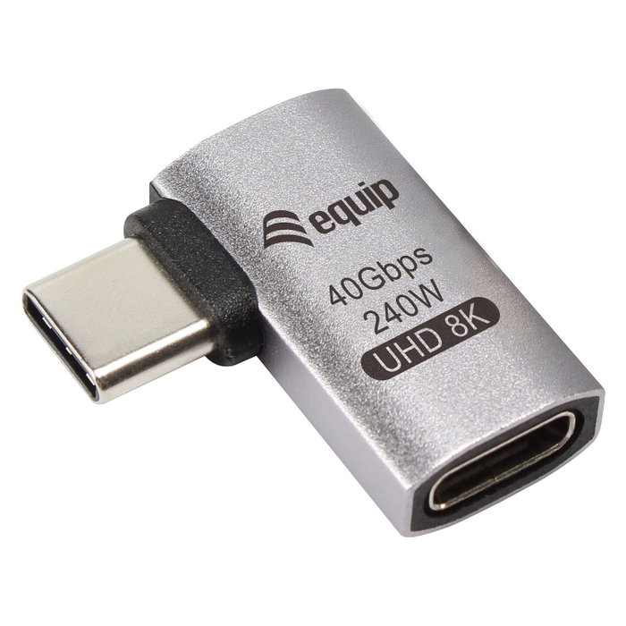 Equip Adaptador USB 4.0 a USB-C 40 Gbps, 240 W PD, 3 Pack Gris