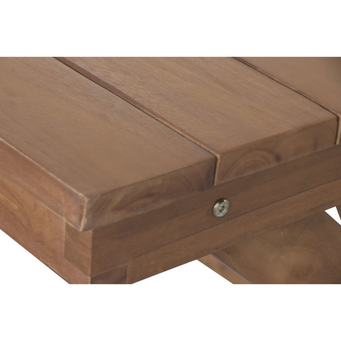 DKD Home Decor Mesa Set 3 Teca 200x100x78 Marrón DKD Home Decor Mesa Set 3 Teca 200x100x78 Marrón