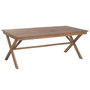 DKD Home Decor Mesa Set 3 Teca 200x100x78 Marrón